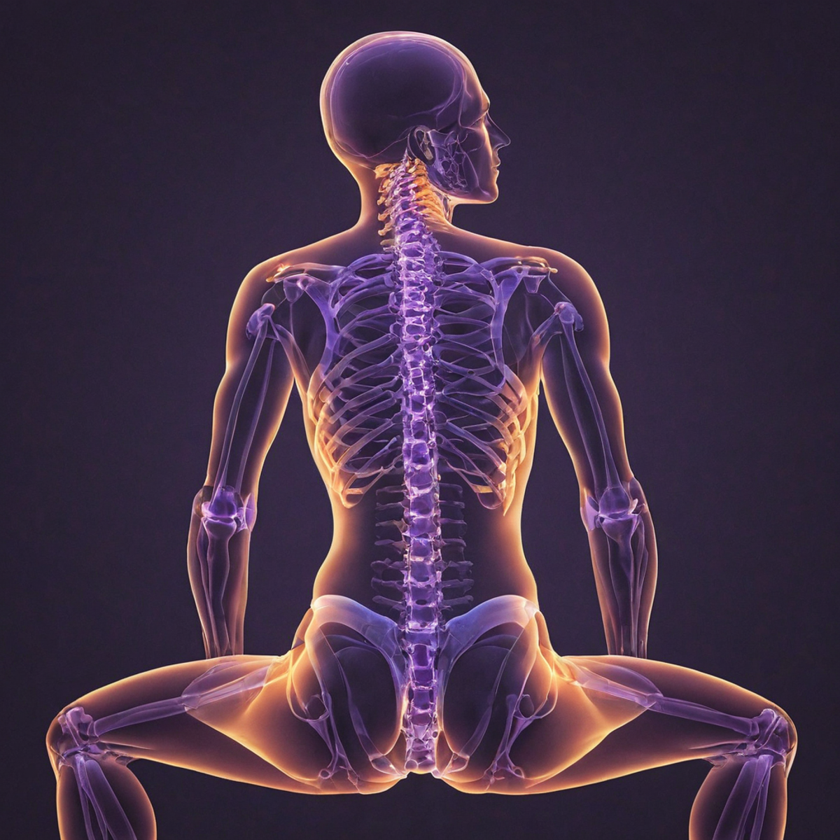 Spine and posture illustration